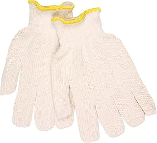 MCR Safety 9412KM Work Gloves, Small, Natural, 1-Pair