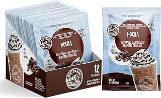 Big Train Mocha Blended Iced Coffee Beverage Mix, 2.9 oz Packets (Pack of 12)