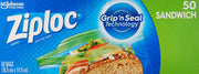 Sandwich Bags by Ziploc – 145 Count (Pack of 1), Green, Pack of 145, Model unknown