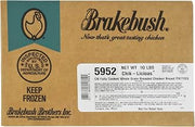 Brakebush Whole Grain Chicken Breast Patties, 10 Pound -- 1 each.