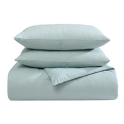 True Comfort Waffle Comforter Set by 1888 Mills – Full, Polyester, Aqua, Pack of 3, Model CS17839FLWFAEC