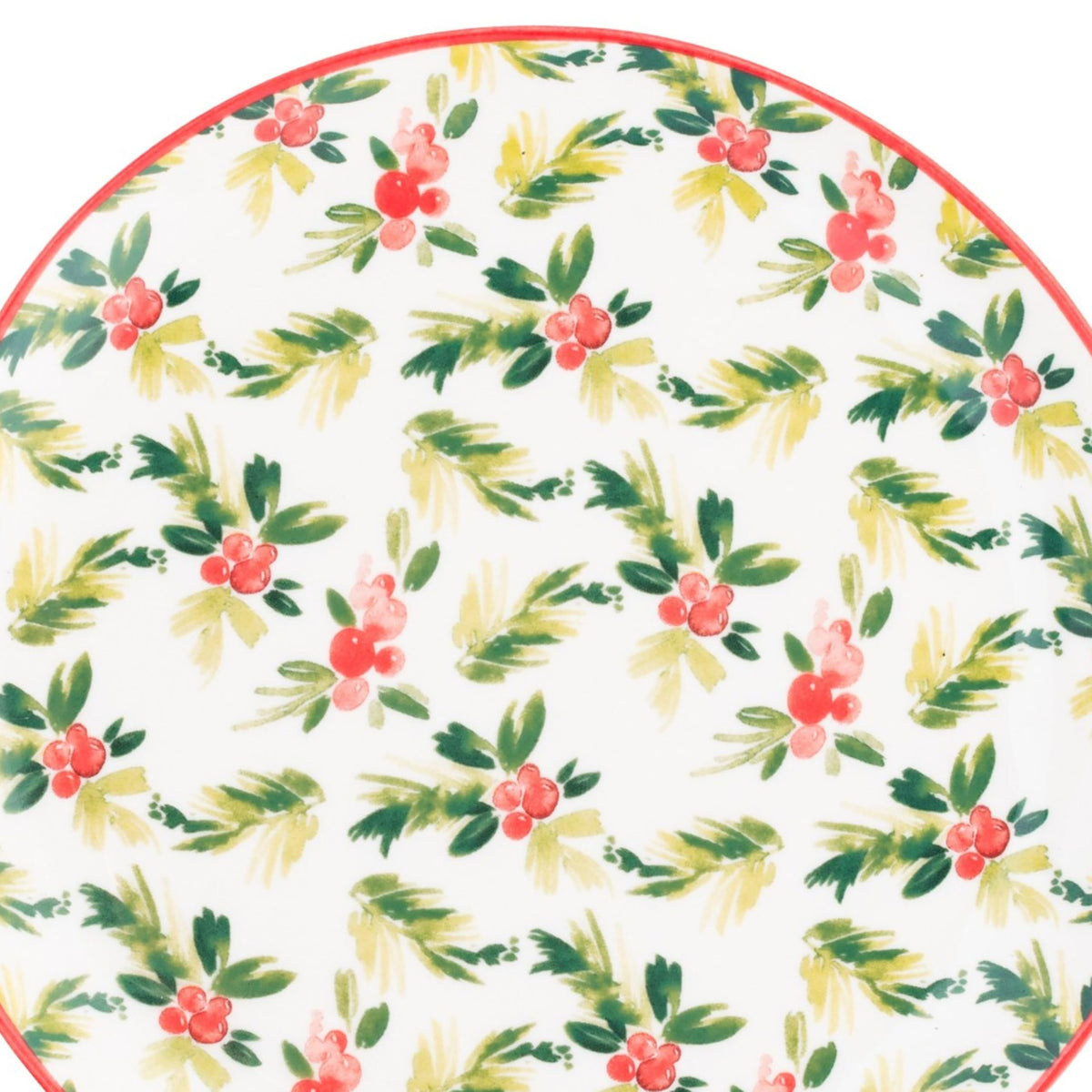 10 Strawberry Street Holly Berries / 6" / 1 Appetizer Plates