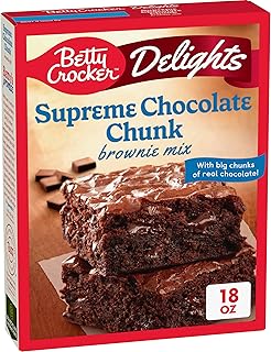 Betty Crocker Supreme Chocolate Chunk Brownie Mix, 18 oz