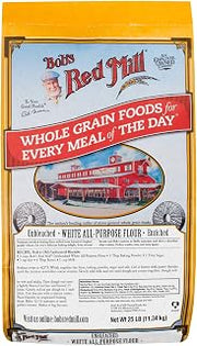Bob's Red Mill Unbleached White All-Purpose Baking Flour, 25 Pound