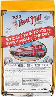 Bob's Red Mill Unbleached White All-Purpose Baking Flour, 25 Pound