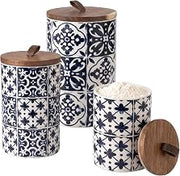 American Atelier Ceramic Canister Sets for Kitchen Counter & Countertop | Kitchen Countertop