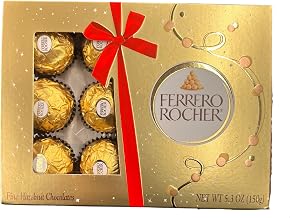 Ferrero Rocher Shelf Chocolate, 5.3 Ounce -- 12 per case.