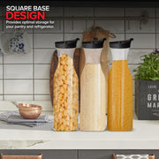 Stock Your Home 2 / 12.5” H x 3.5”L & W x 2.5” Dia. / colorless Carafes