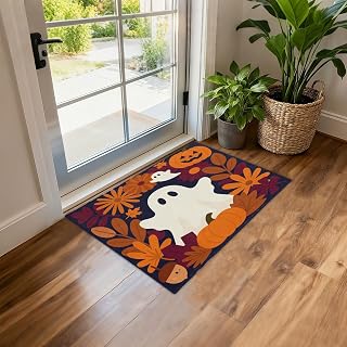JUNZAN Soft Faux Lambskin Plush Non Slip Rubber Back Floor Rug One Size