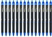 PILOT FriXion Synergy Clicker Erasable Gel Ink Pens, Extra Fine Point, Blue Ink, (17837) (Pack of 98)