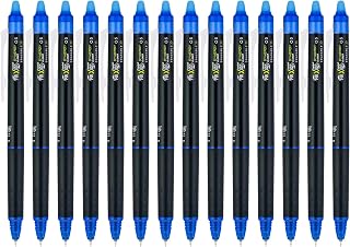 PILOT FriXion Synergy Clicker Erasable Gel Ink Pens, Extra Fine Point, Blue Ink, (17837) (Pack of 98)