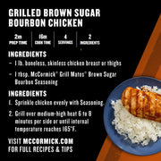 McCormick Brown Sugar Bourbon Marinade Mix by Grill Mates – 1.25 Ounce (Pack of 1), brown, Model 461112962102