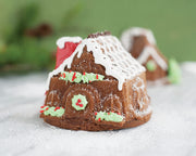 Nordic Ware Gingerbread House Duet Cake Pan, 5-Cup Capacity, Silver