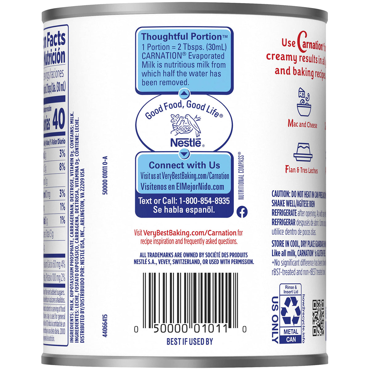 Carnation Milk / 12 Fl Oz (Pack of 2) / 1 Evaporated