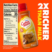 Hazelnut Liquid Coffee Creamer by Coffee Mate – 16 Fl Oz (Pack of 6), Pack of 6