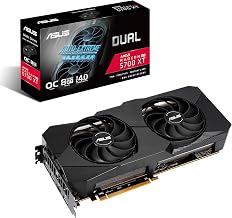 DUAL AMD Radeon RX 5700 XT EVO OC Edition Gaming Graphics Card (PCIe 4.0, 8GB GDDR6 memory, HDMI, DisplayPort, 1440p Gaming, Axial-tech Fan Design, Auto-Extreme, metal backplate) (DUAL-RX5700XT-O