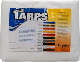 Heavy Duty White Tarp 6 Oz, 6'X10'