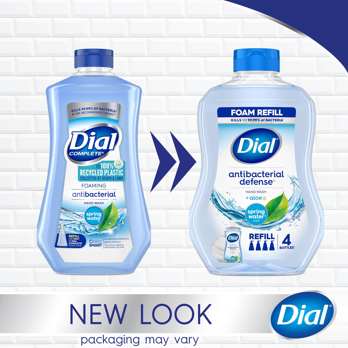 Dial 30 Fl Oz (Pack of 2) / Azul / 1 Hand Wash