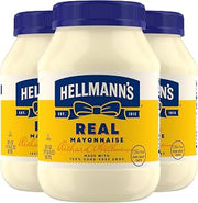 HELLMANN'S Real Mayonnaise 30oz, Mayo Jar, Sandwich Spread, Gluten Free 3PK