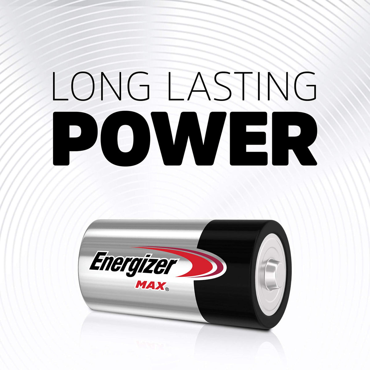 MAX C Batteries (2 Pack) by Energizer – 2 Count (Pack of 1), Black, Pack of 2, Model E93BP-2