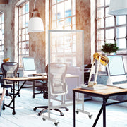 Clear Mobile Divider by Global Industrial – Acrylic, Clear, Model AC80001-30*60“