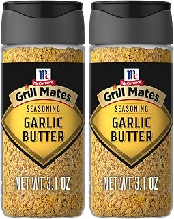 McCormick Grill Mates Garlic Butter Seasoning, 3.1 oz (Pack of 2)