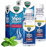 Vicks VapoSteam Medicated Liquid with Camphor, 8 Oz – (Pack of 2)