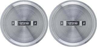 Winco Alum Cover for 8-Quart ALST-8 Stock Pot, 2mm,Aluminum (Pack of 2)