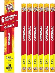 Slim Jim Giant Smoked Jerky Sticks, Original Flavor, 0.97 oz., 6-ct