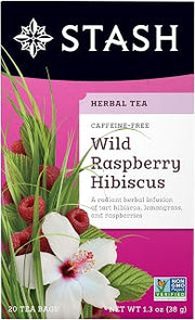 Stash Tea Wild Raspberry Hibiscus (Pack of 3)