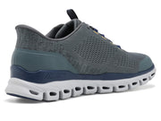 Men's Waterproof Glide-Step Sorran Hands Free Slip-in by Skechers – Mesh, Gray/Multi, Model 233014