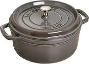 STAUB 621139 Cocotte Round Graphite Grey 24cm 3.8l
