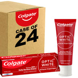 Optic White Stain Fighter Anticavity Fluoride Teeth Whitening Toothpaste by Colgate – 4.2 Fl Oz (Pack of 24), Clean Mint, Pack of 24, Model MX05315A