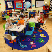 Mesa Para Niños Lifetime Para Casa O Kinder by Yexati – 60 cm x 60 cm x 5 cm, High Density Polyethylene, Neutral Or Bold, Model Mesa1