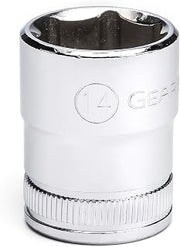 GEARWRENCH 3/8" Drive Standard Metric Socket 14mm, 6 Point - 80382