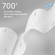 Scott Professional White / 700 Feet (Pack of 6) / Blue Core Paper Towels