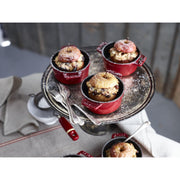 Mini Round Cocotte - 0.25Qt - Cherry by STAUB – 10cm, 0.25 liters, Cast Iron, 03) Cherry, Model 1004189