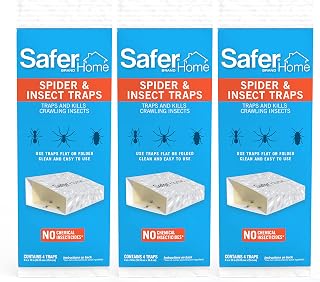 Safer SH400SR Indoor Spider, Ant, Cockroach, Centipede, and Crawling Insect Traps