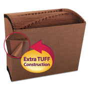 TUFF Expanding File by SMEAD – Letter, Redrope, Leather-like, Model 70467