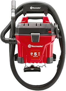Vacmaster VWMB508 1101 5-Gal 5 PHP Remote Control Wall Mount Wet/Dry Vac