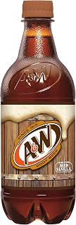 A&W Root Beer 20 oz Soda Bottles (Pack of 10, Total of 200 FL OZ)