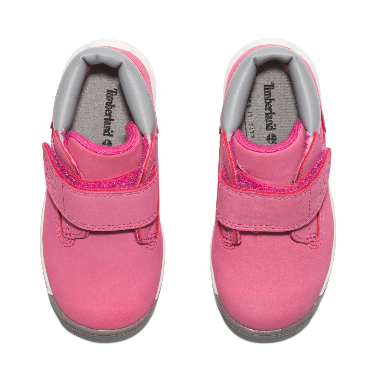 Toddler Timber Tykes Mid Hook & Loop Boot by Timberland – 7 Toddler, Leather, Fuscia Rose