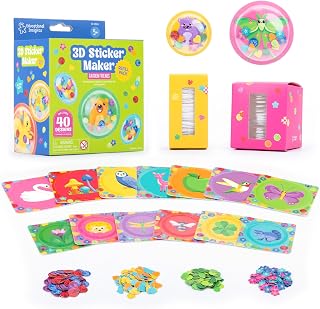Educational Insights 3D Sticker Maker Refill Pack: Garden Friends - Supplies for Custom Sticker Maker for Kids, DIY Stickers for Kids, Puffy Stickers for Toddlers, Machine Sold Separately