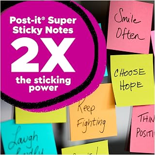 Post-it Super Sticky Notes 3” X 3” Display - Not for Resale