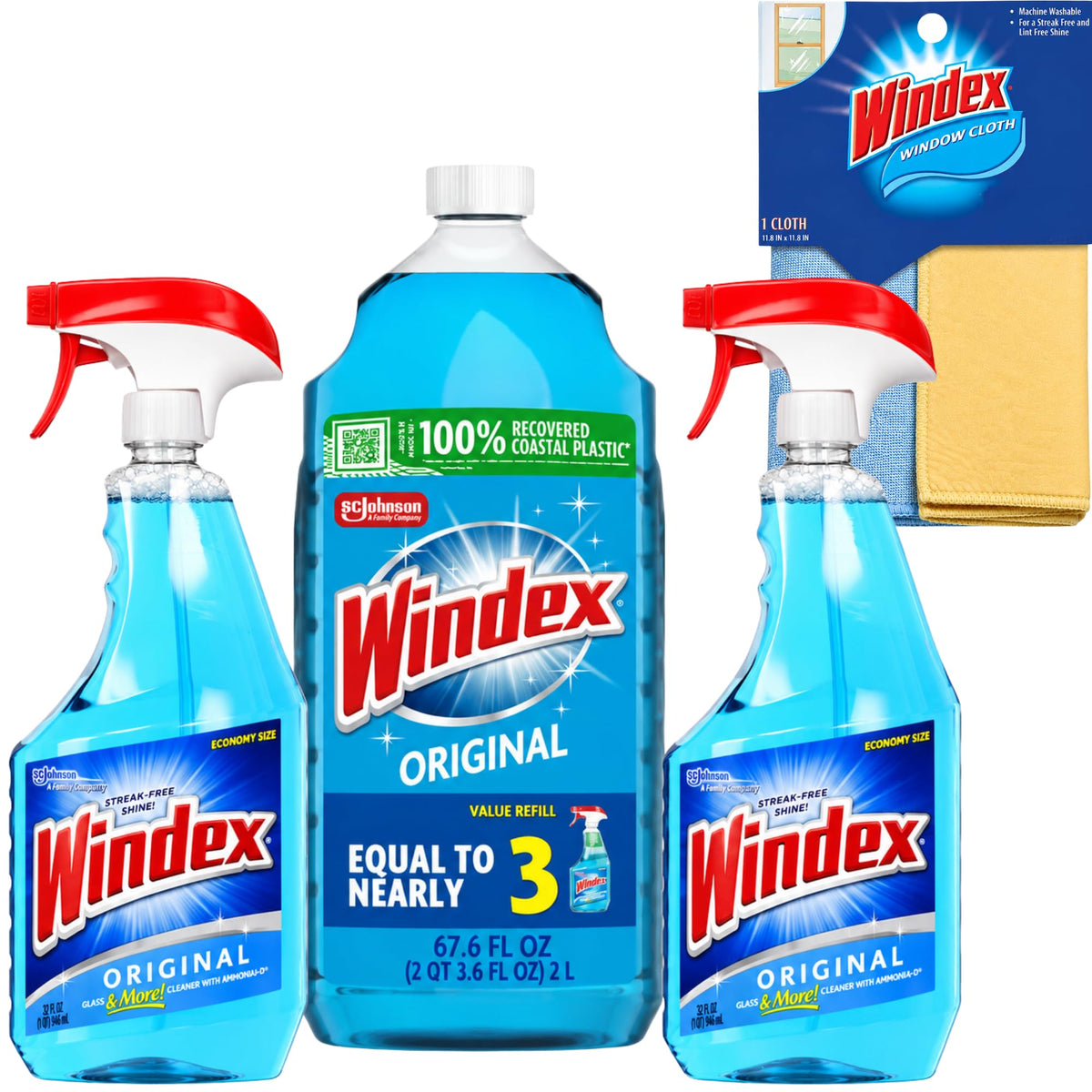 Original Glass Cleaner by Windex – 113 Fl Oz (Pack of 1), Model e2f42