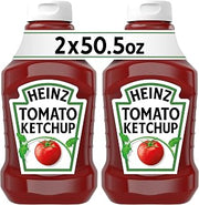 HEINZ Tomato Ketchup, 2 ct Pack, 50.5 oz Bottles
