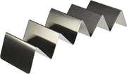 American Metalcraft TSH5 Stainless Steel Taco Holder, 4-5 Compartments, 4" x 13.7", Silver