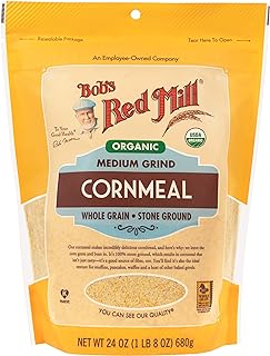 Bob's Red Mill Organic Medium Grind Cornmeal, 24oz