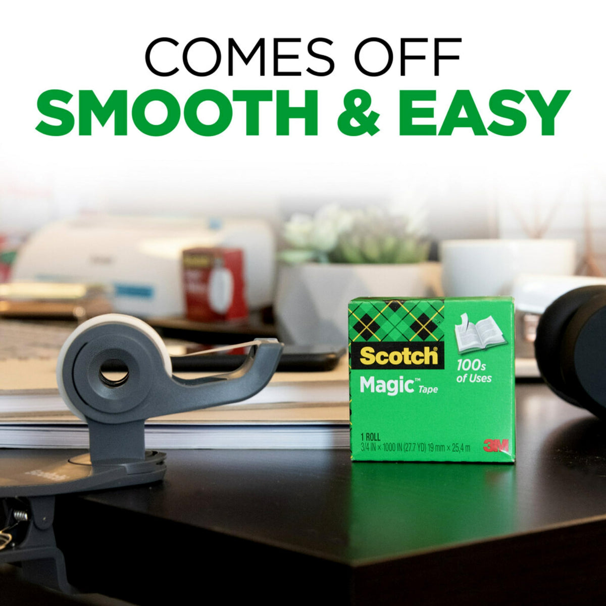 Scotch Magic Tape by 3M – One Size, Blend, Multi, Model 810-R1