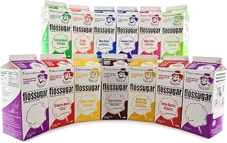 Gold Medal Mix and Match Flossugar for Cotton Candy Machines, 52 oz (6 Pack), Ready to Use